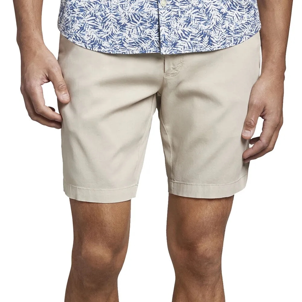 SoftInnerLining Active Shorts Peter Millar Bedford Cotton Blend Golf Short - Stone