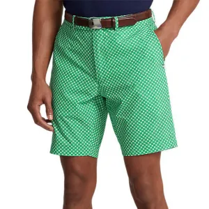 RLX Ralph Lauren Athletic Stretch Printed Golf Shorts - Vineyard Key West Geo Anti Slip Grip Technology high - rise