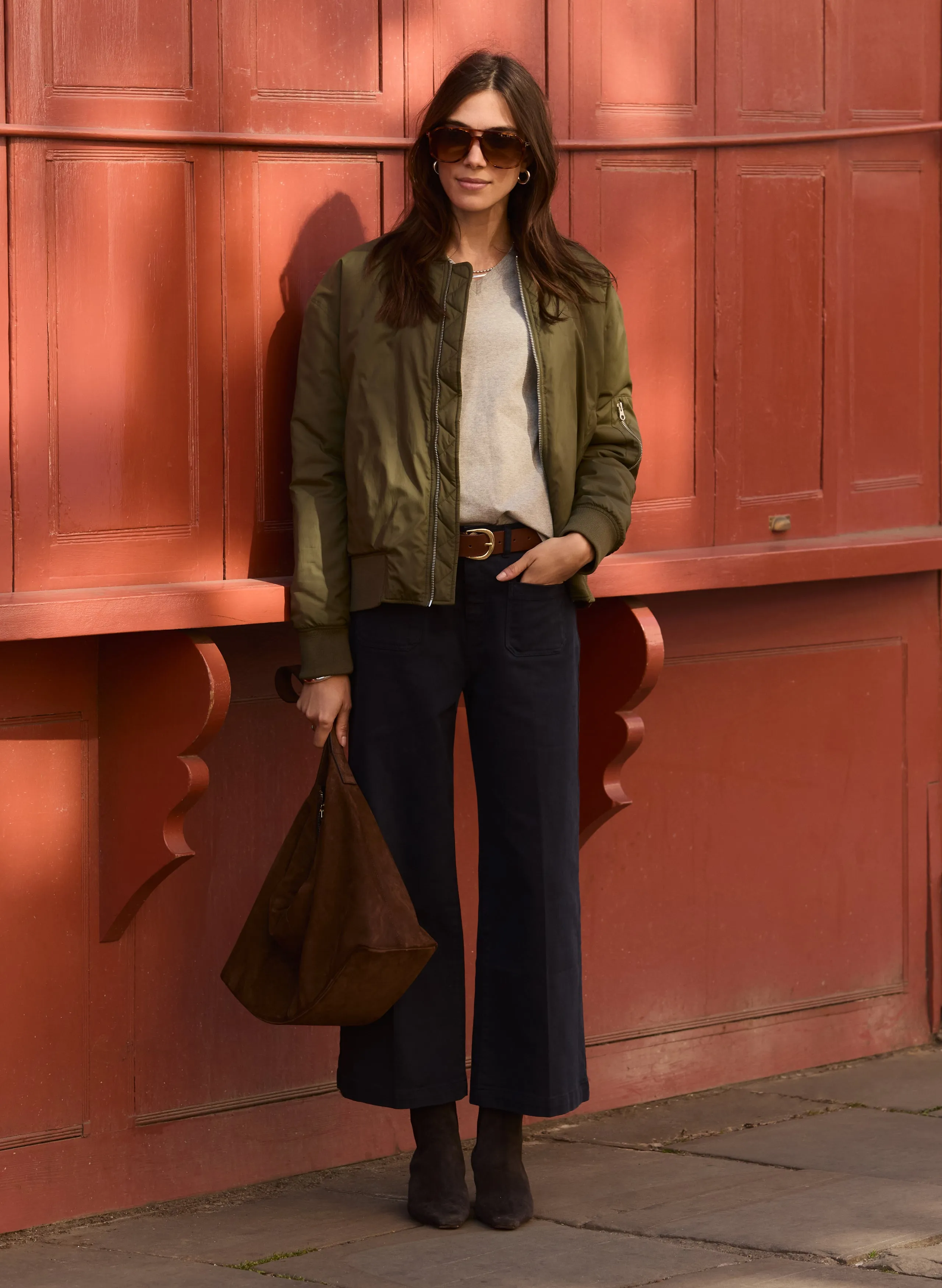 Jena Organic Cotton Stretch Wide Crop Jeans Anti Pilling Technology