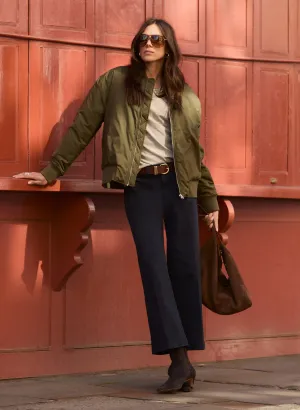 Jena Organic Cotton Stretch Wide Crop Jeans Base Wear Artist Vibe Smooth