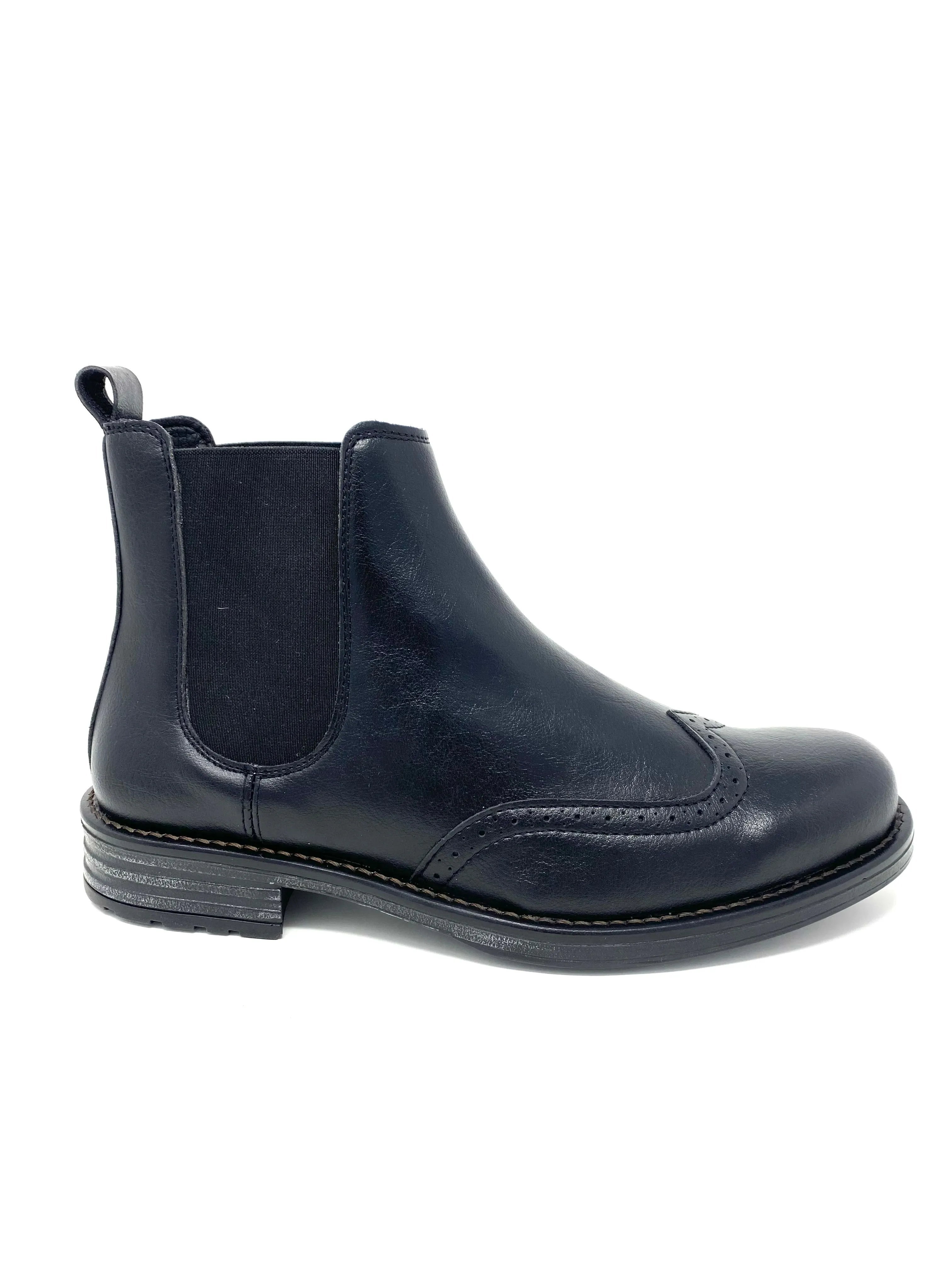 Mud Resistant Active Nomad Work Wear Andy Chelsea Boot in Black from Novacas