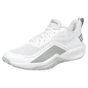 Wide Footbed Option High Impact Support Wilson Men's Rush Pro Lite - White/Pearl Blue