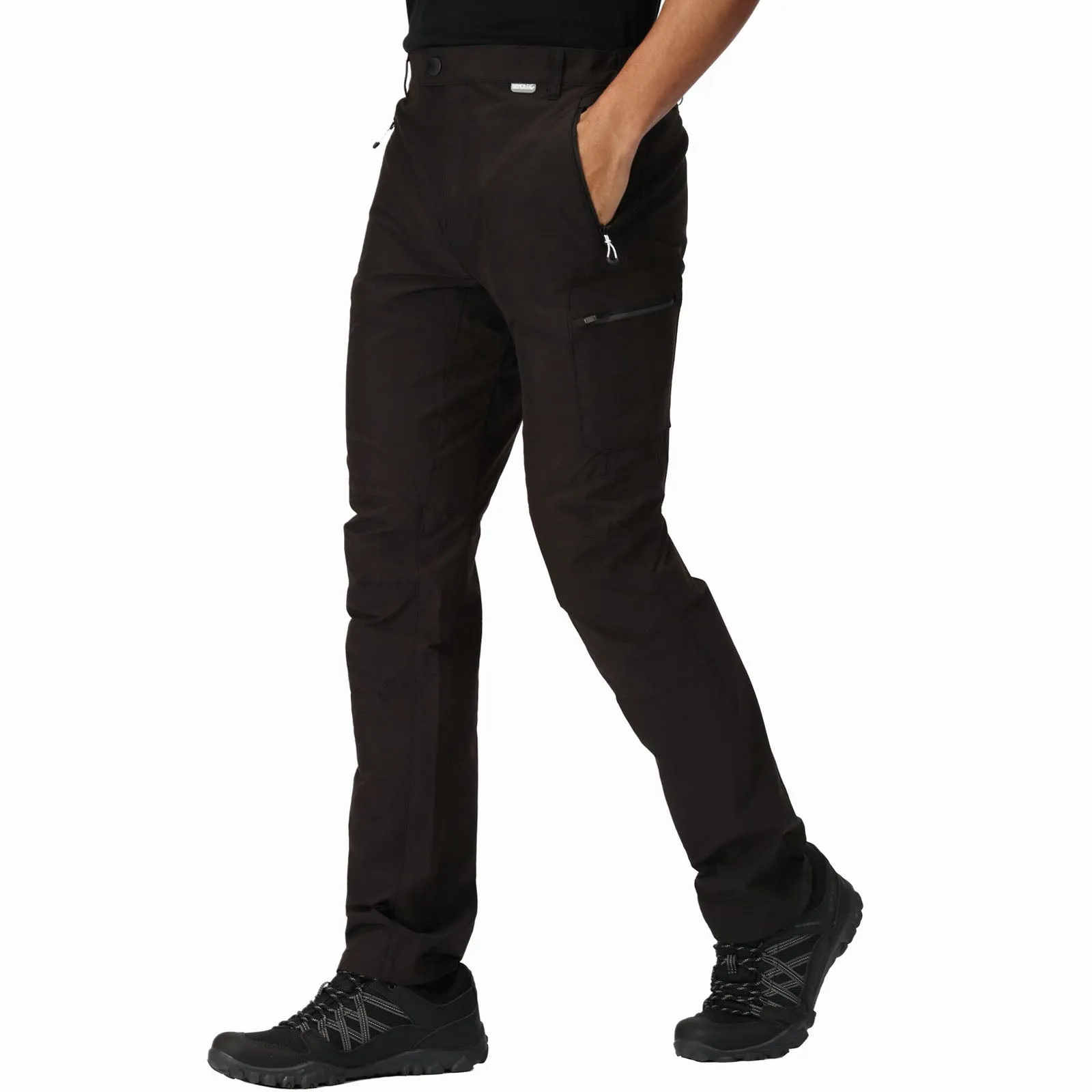 Regatta Mens Highton Water-Repellent UPF 40  Walking Trousers Comfortable Stretch
