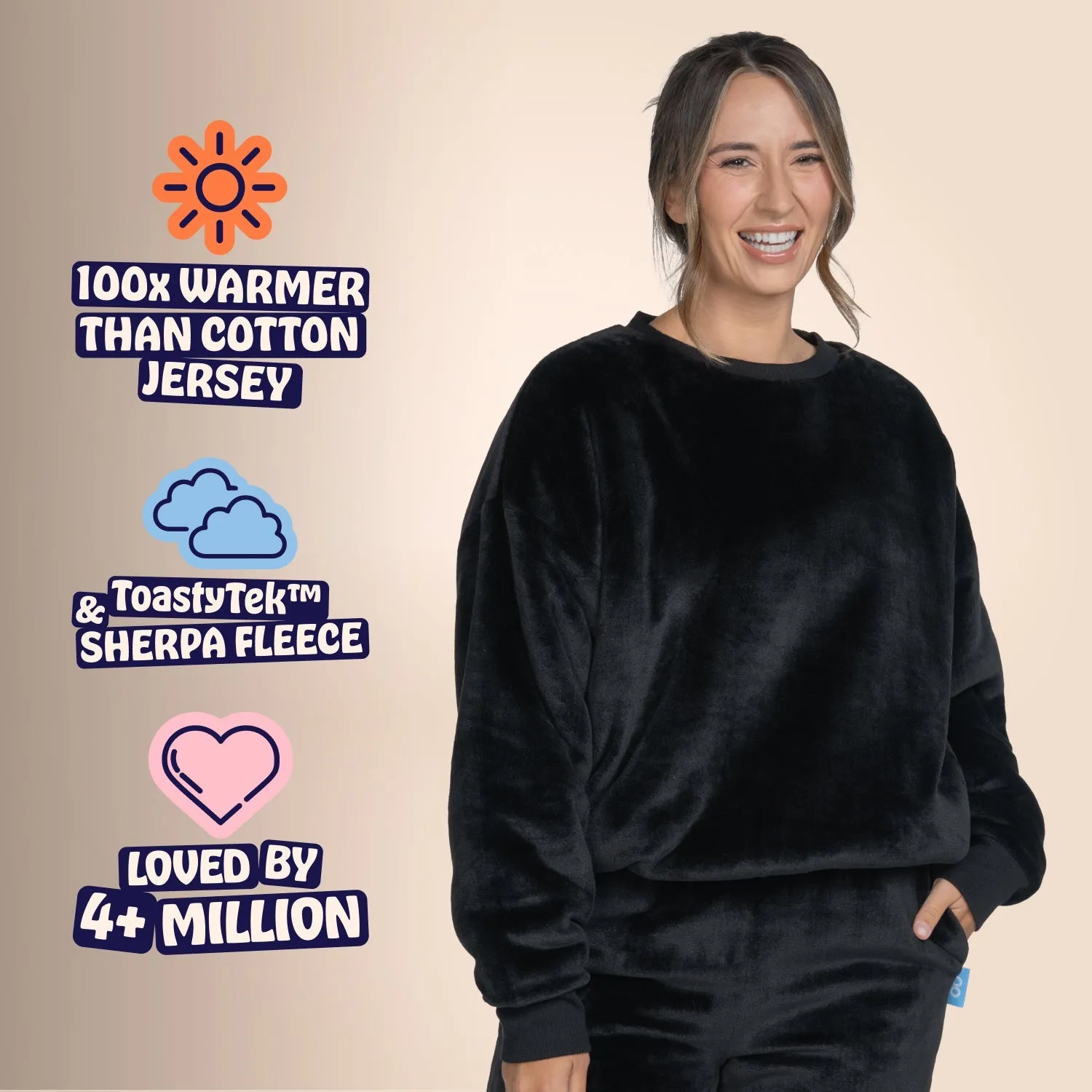 Buttery Soft Texture Resting Style Black