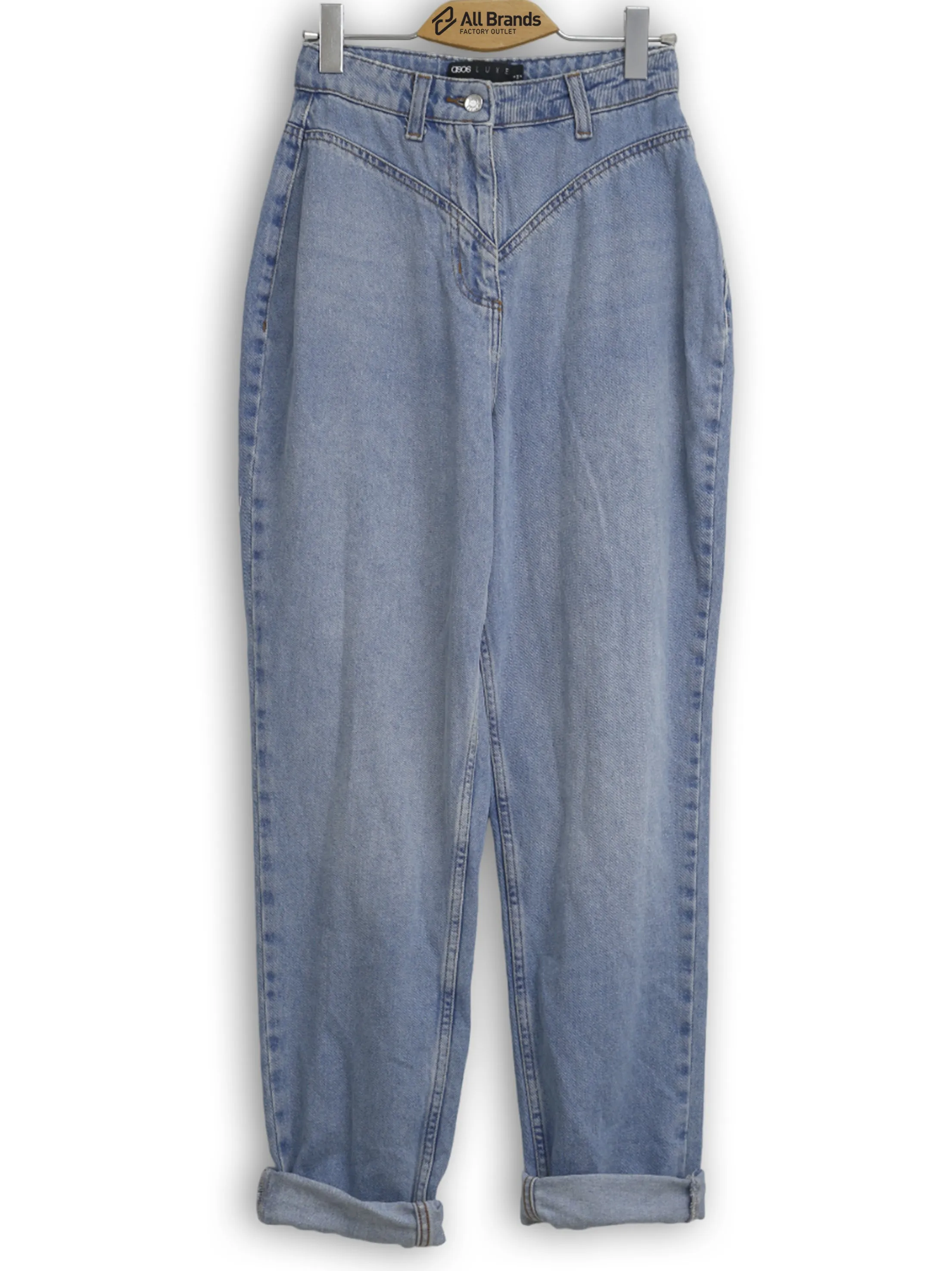 Women's Washed Jeans,Light Blue Modern Spring Mood