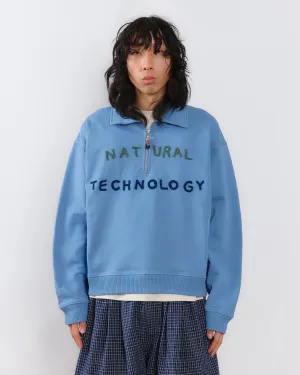 Fashion Hoodie Geo Pullover - Mid Indigo