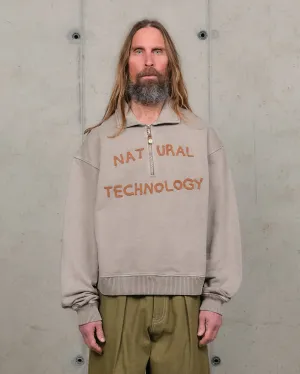 Poolside Relax Geo Pullover - Grey