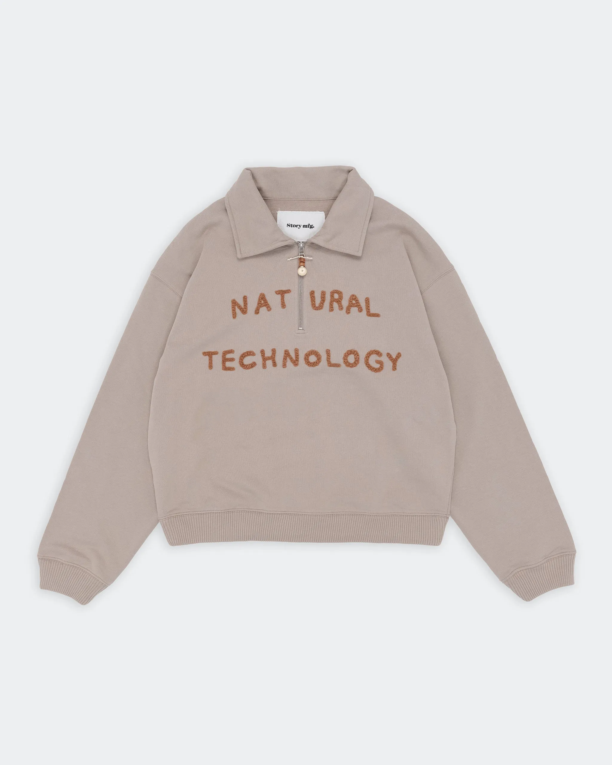 anti shrinking Geo Pullover - Grey