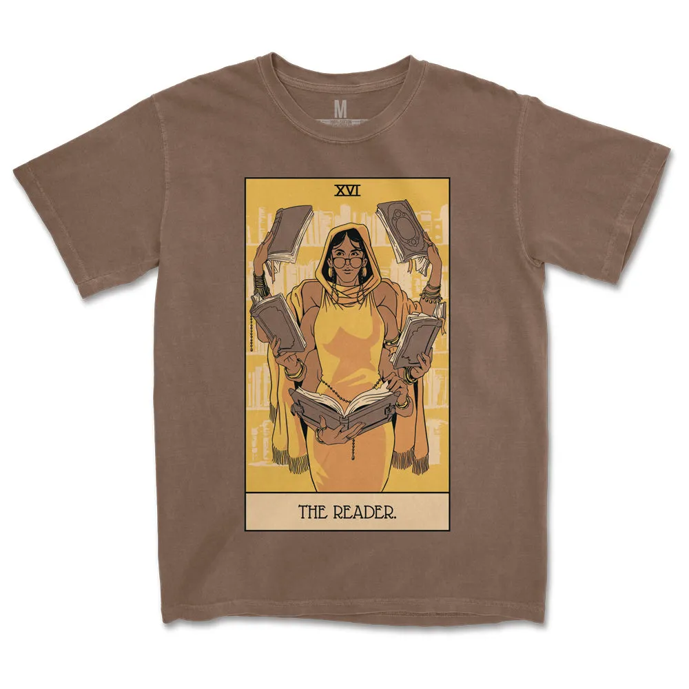 The Reader Tee Flatlock stitching