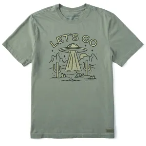 Men's Let's Go UFO Short Sleeve Crusher Tee Active Flex