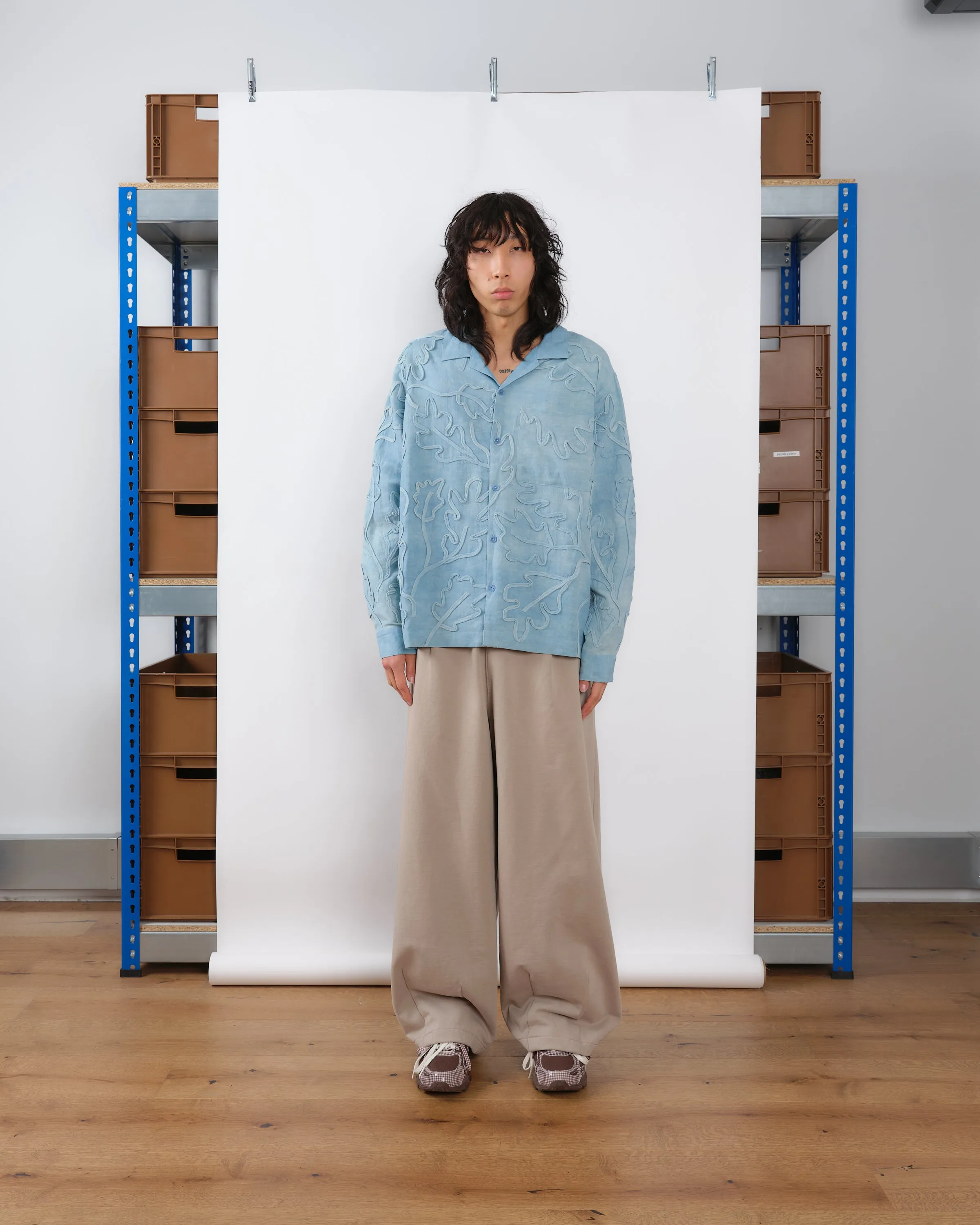 Geo Joggers - Soft Grey Comfy and Cozy