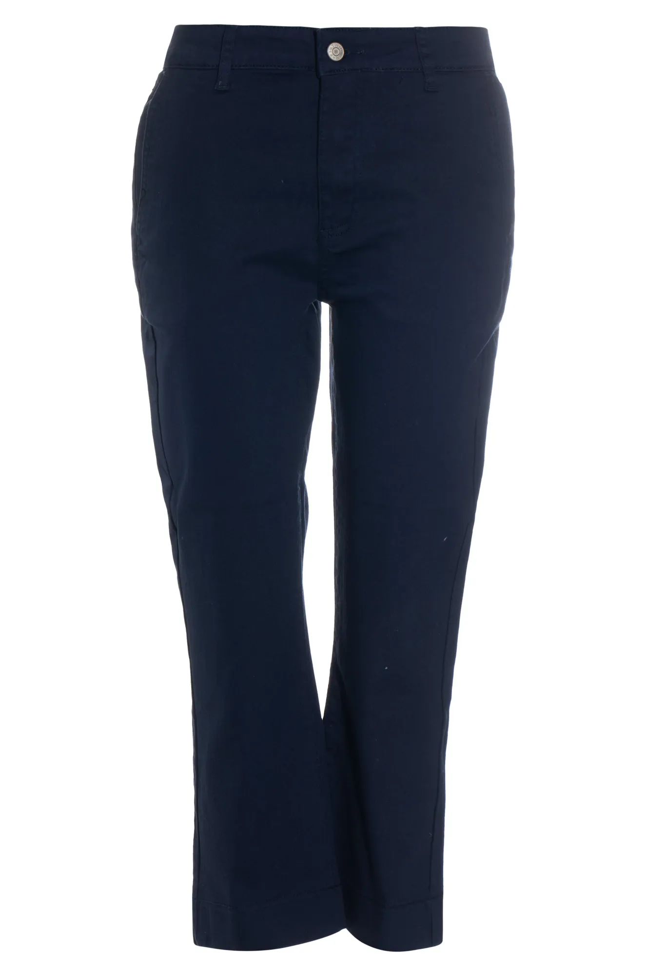 Coloured Denim Crop length Jeans | NAVY | 6905AR Comfy Waist Fit Minimalist Style Festival Outfit Loose