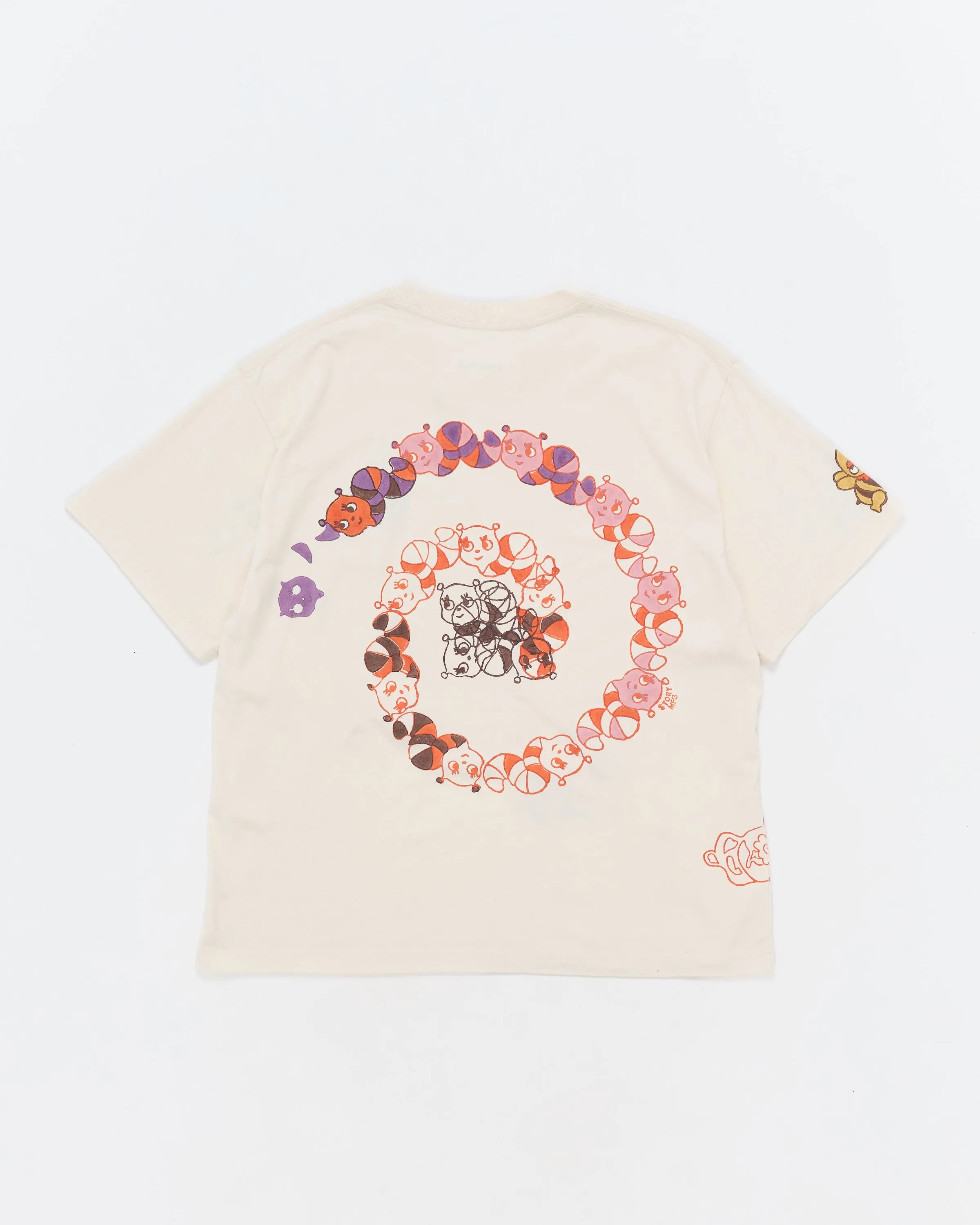 Perfect Layer Trendy Layering Grateful Tee SS - Ecru Earth Trip Spiral