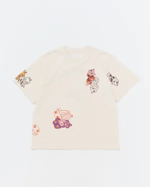 Grateful Tee SS - Ecru Earth Trip Spiral Comfort Fit