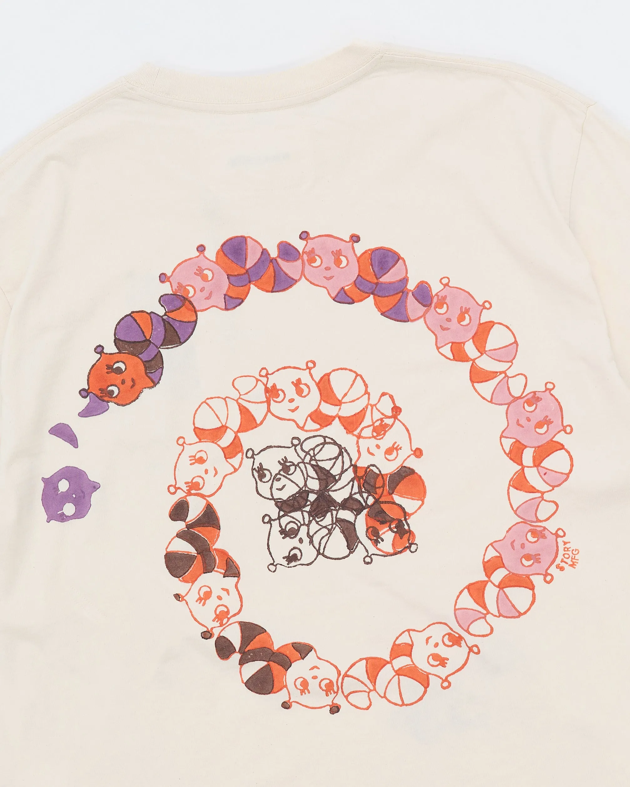 Grateful Tee SS - Ecru Earth Trip Spiral AdvancedMoistureManagement