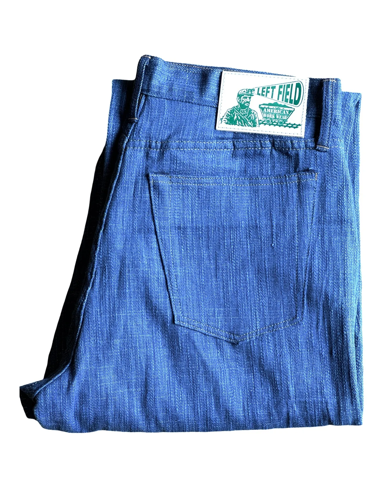 Greaser 12 oz Handloom Natural Indigo Dyed Denim Style Layer