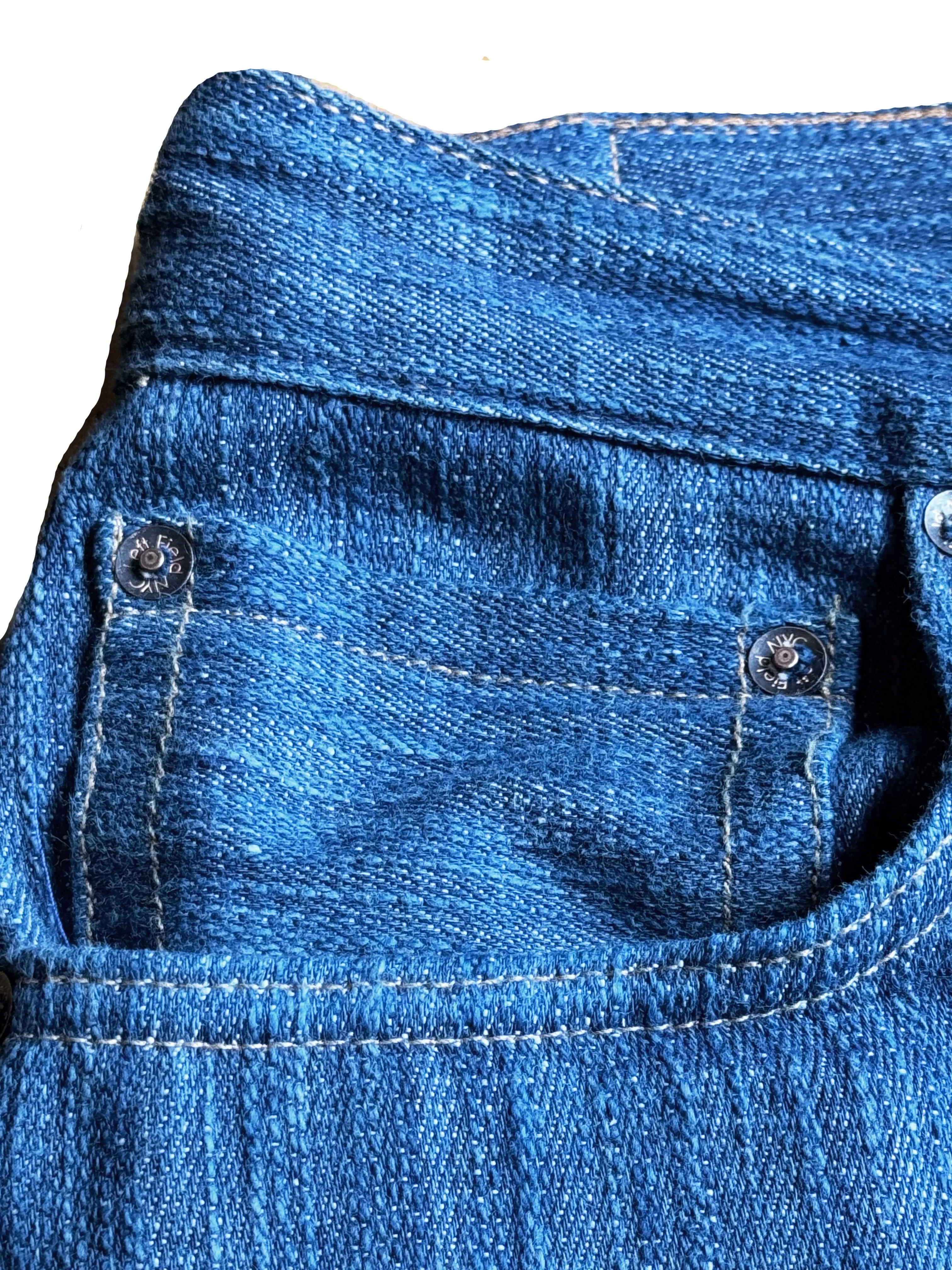 Greaser 12 oz Handloom Natural Indigo Dyed Denim Winter Warmth Professional Wear