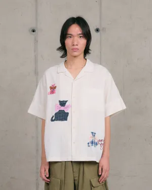 Greetings Shirt SS - Ecru Tales Quick Comfort Fit Running Speed