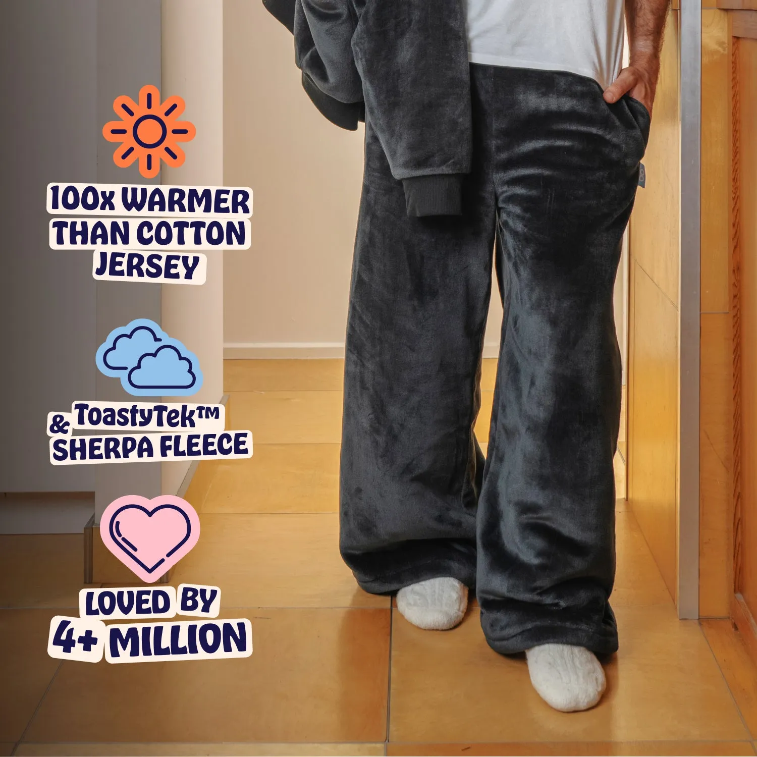 Roomy Silhouette soft fit Grey