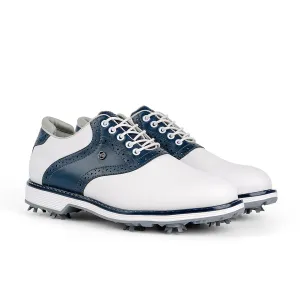 Ask Echo G1 Men's Professional Spikes Golf Shoes  / Blue Control Fit