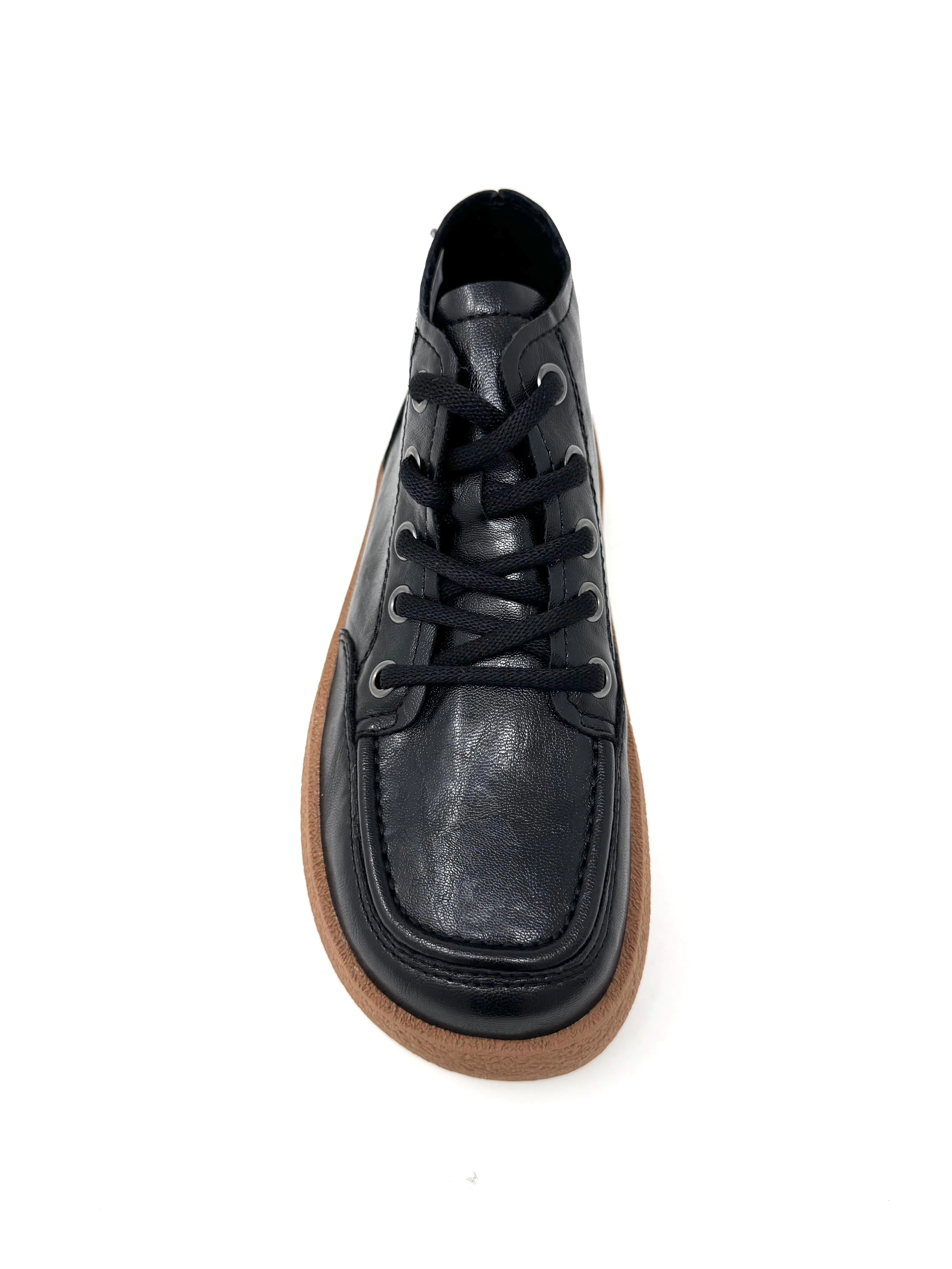 Good Arch Support Slip Resistant Sole Tokyo Platform in Black from Intentionally Blank