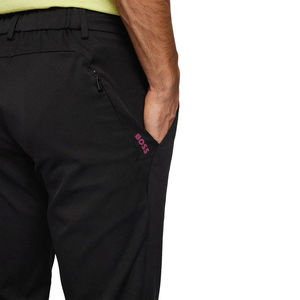 BOSS Spectre Twill Slim Fit Pants - Black DoubleLayeredKnees Fresh Fit