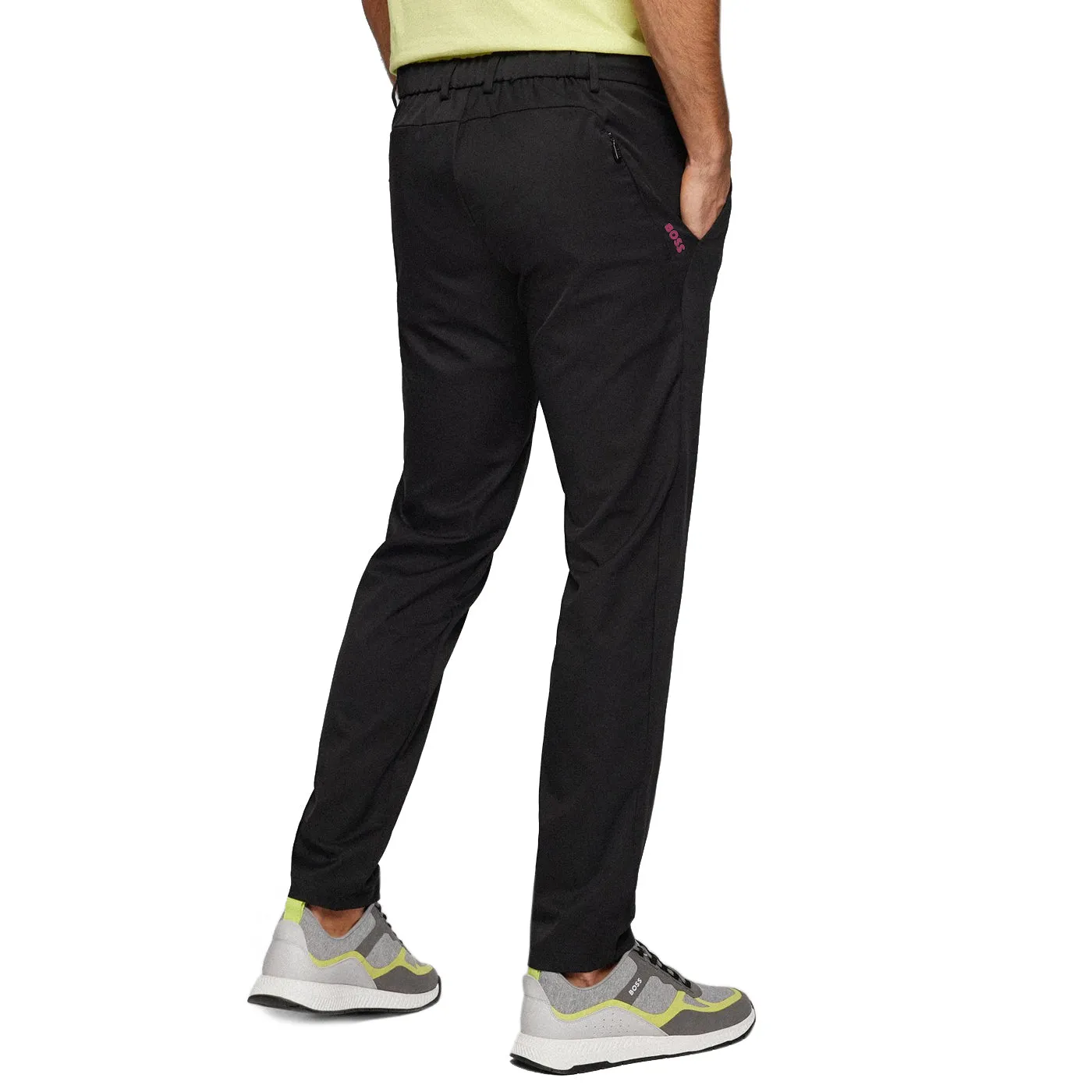 BOSS Spectre Twill Slim Fit Pants - Black Base Layer