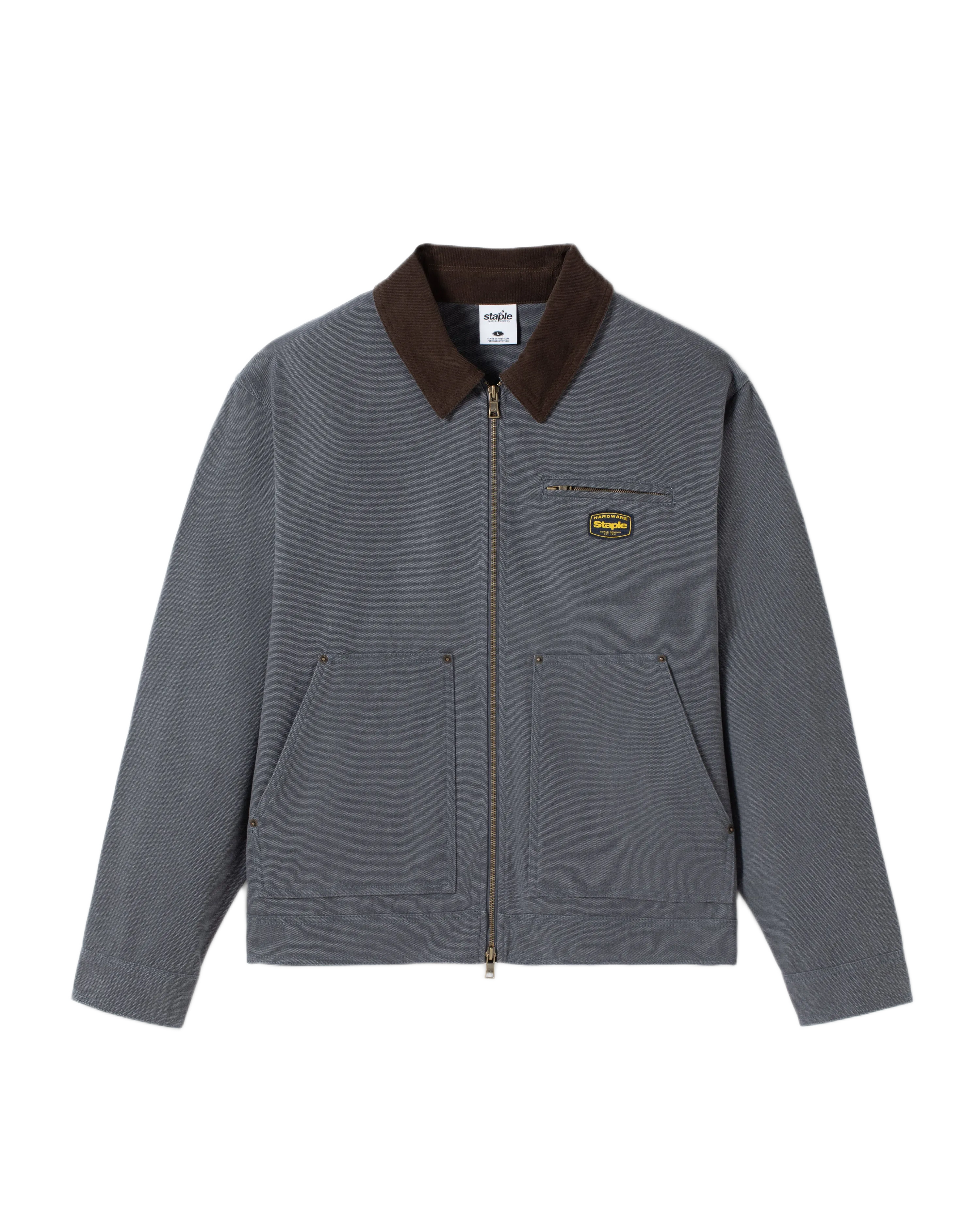 Light Activated Cooling color block Hardware Canvas Jkt