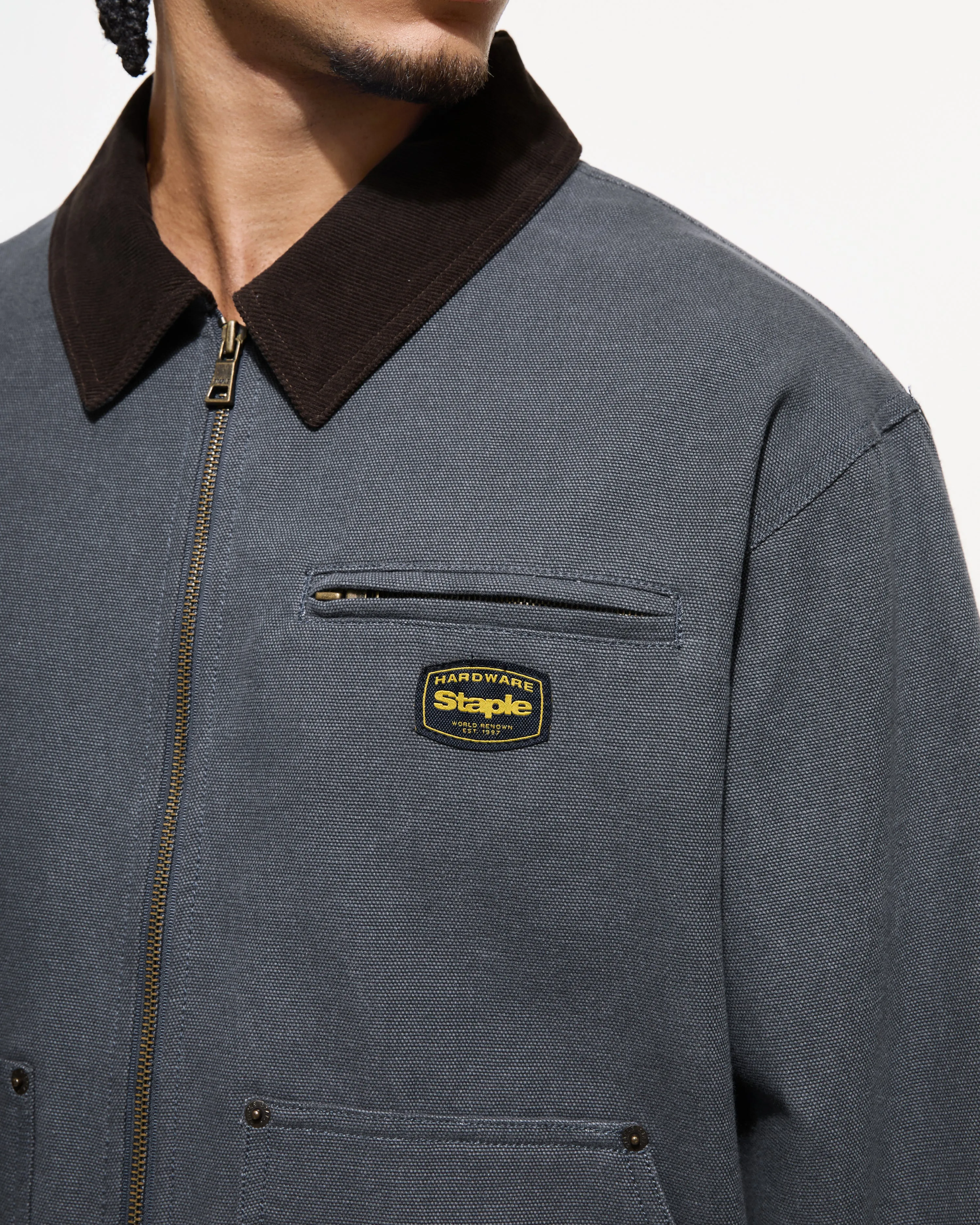 Hardware Canvas Jkt Versatile Design Minimal Aesthetic