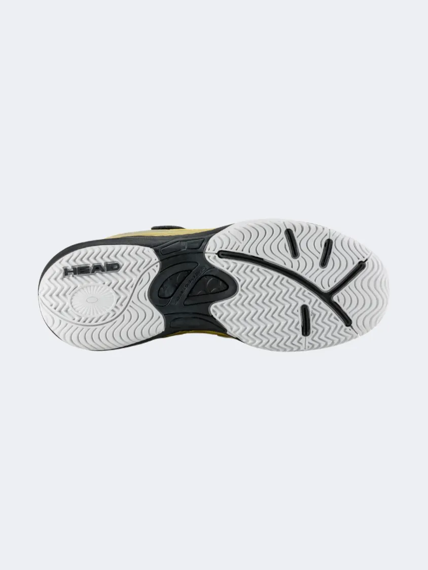 Head Sprint Velcro 3 Kids Tennis Shoes Yellow/Black Bnbk Star Mood