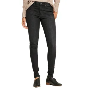 Trend Friendly Women's High-Rise Washed Jeans Pant,Black