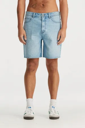 L-Four Baggy Short Emerge Indigo Effortless Comfort