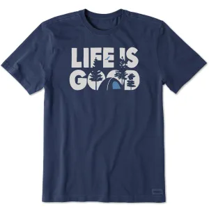 Men's LIG Campground Short Sleeve Crusher Tee Pre Shrunk Fabric