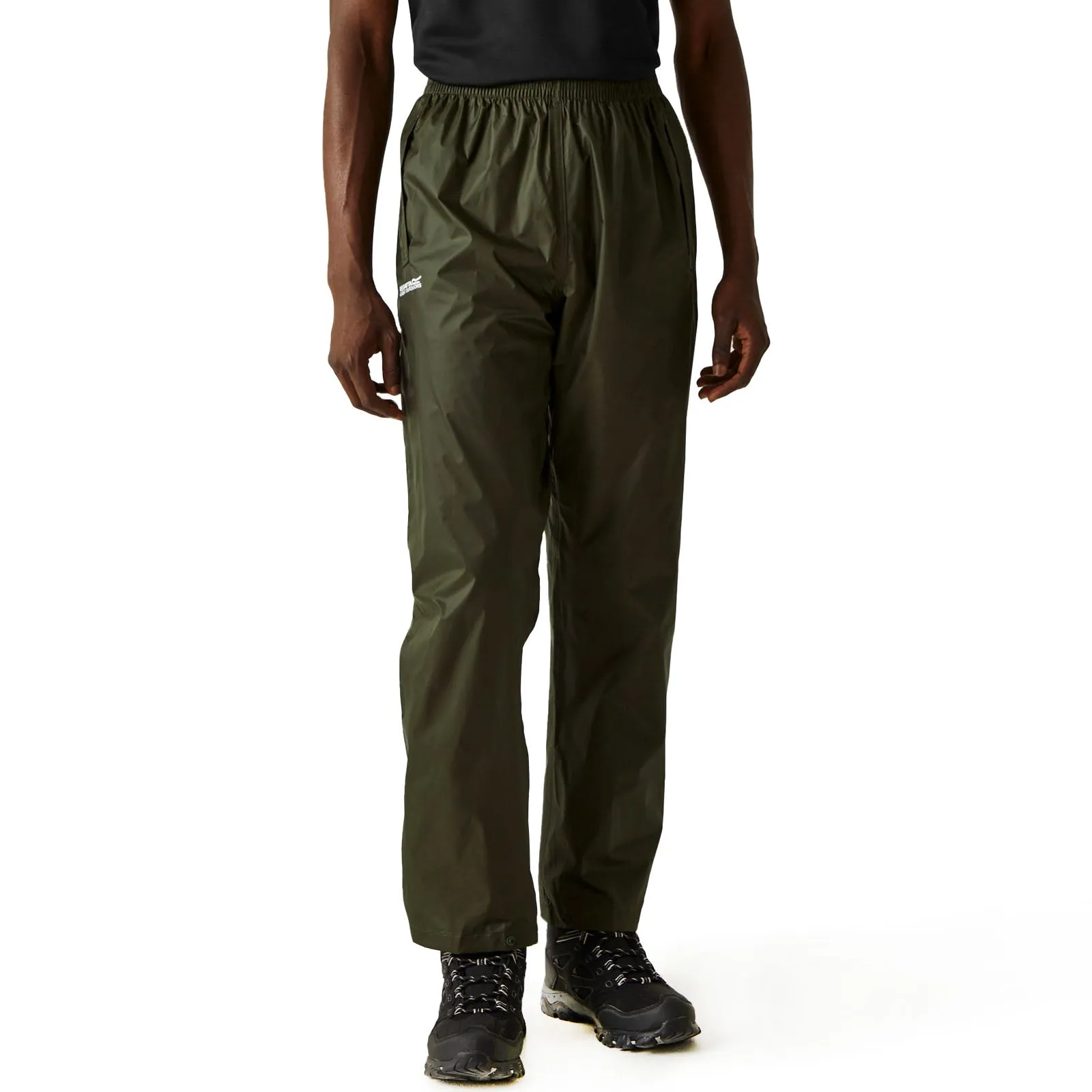 Day Adventure Rayon drape Regatta Mens Pack It Walking Waterproof Overtrousers