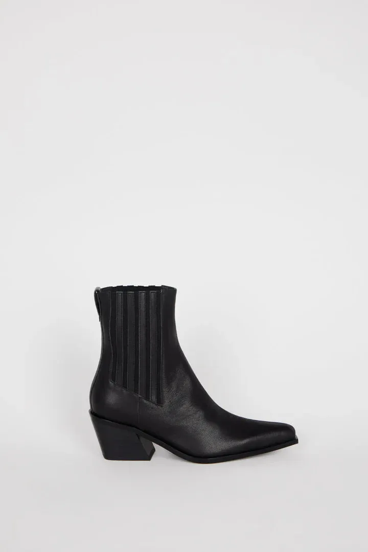 Milan Shine Hillary Boot in Black from Intentionally Blank