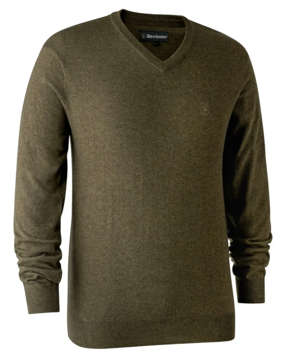 OdorControl Treatment Deerhunter Kingston Knit V-Neck Jumper Clearance