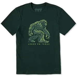 Men's Leave No Trace Short Sleeve Crusher Tee Smart Design Layered Shoulder Design