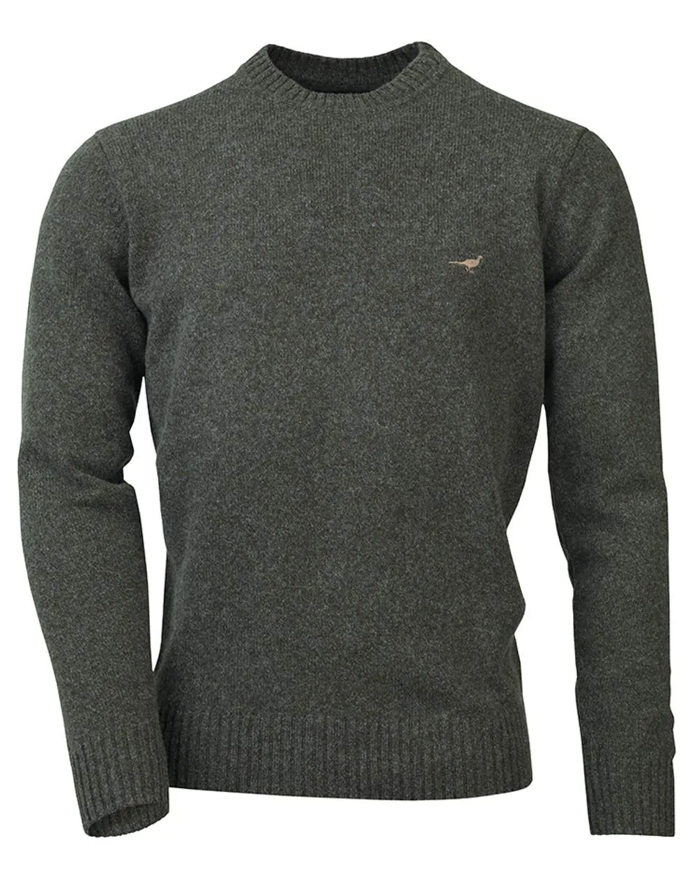 Laksen Kensington O-Neck Lambswool Sweater Layer Light