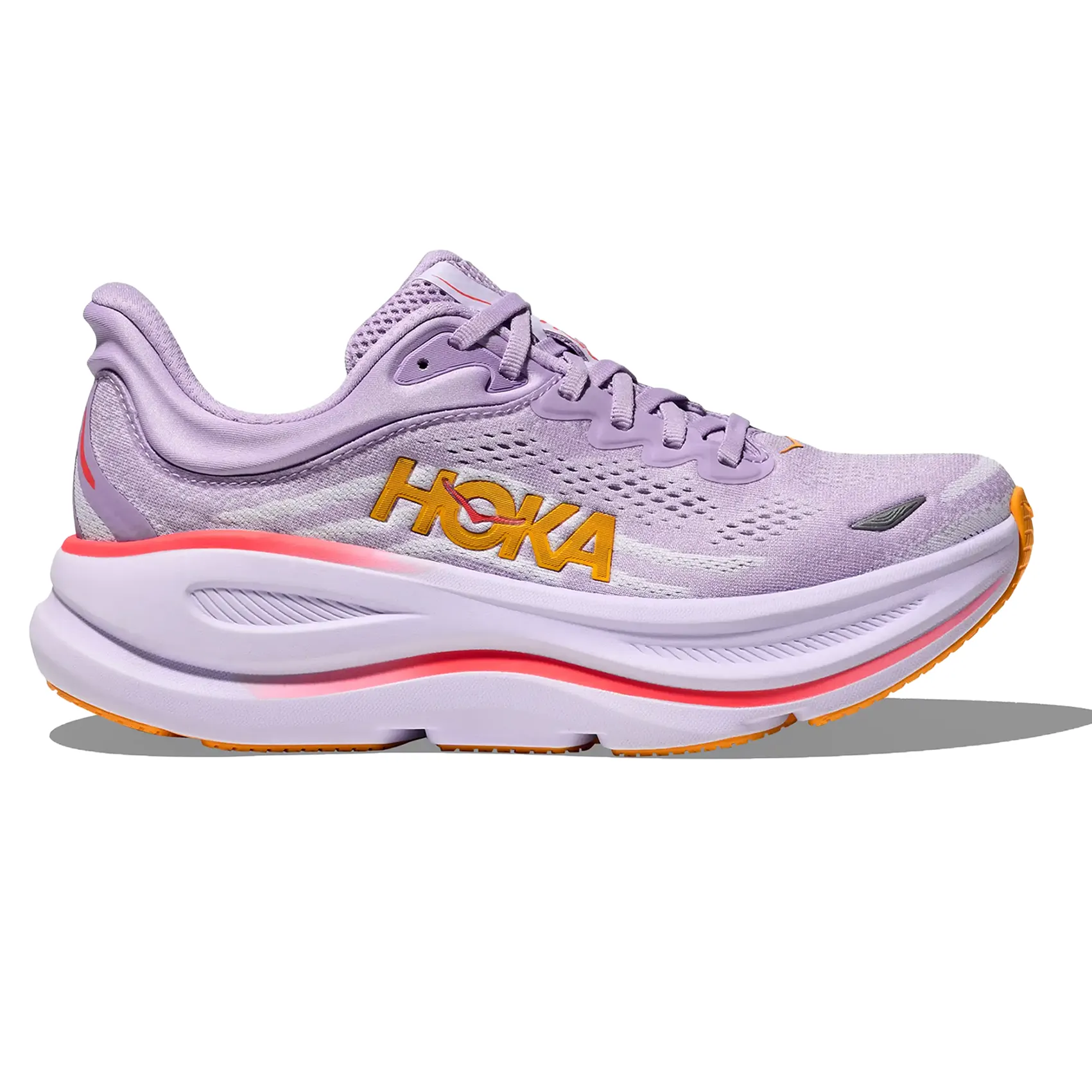 Womens HOKA Bondi 9 track running shoes Bounce Back Midsole
