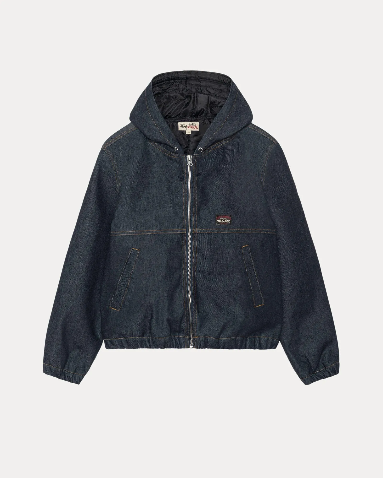 Windproof Inner Layer INSULATED WORK JACKET RAW DENIM