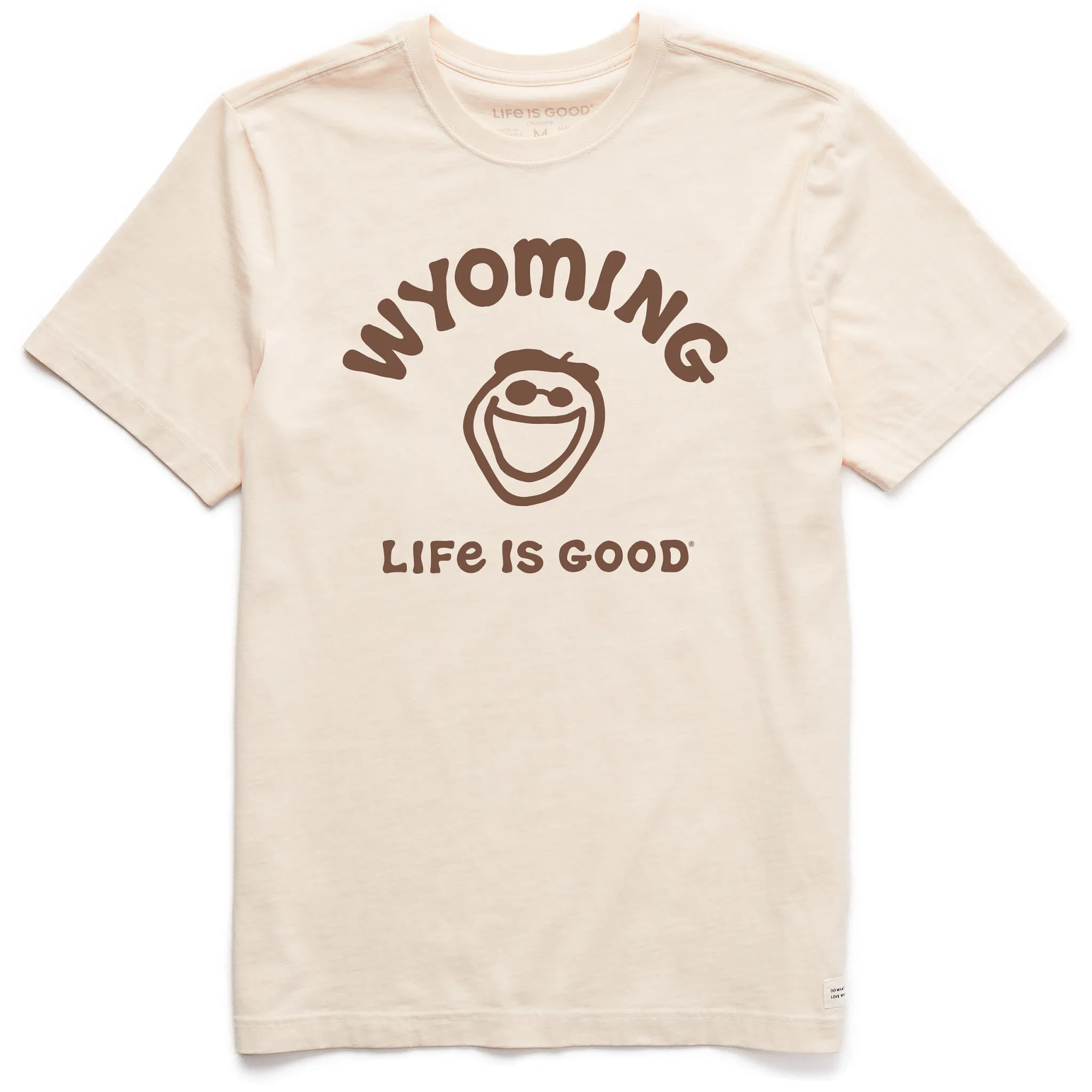 Men's Jake Wyoming Short Sleeve Crusher Tee Flattering Cut