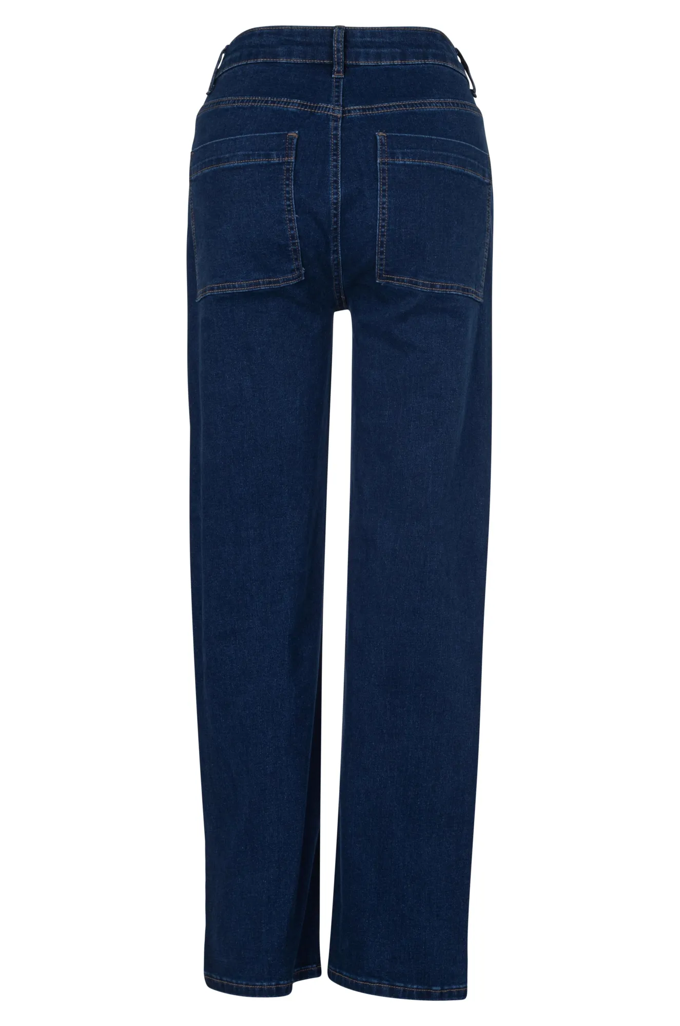 premium design Elegant Formal Straight leg Wonder Denim Jeans | DARK INDIGO | 6623A1