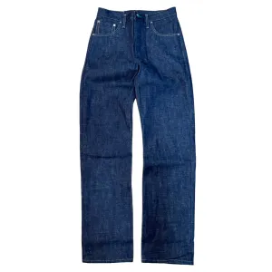 Easy Wearing Japanese 16 oz Low tension textured Indigo denim Smokestack