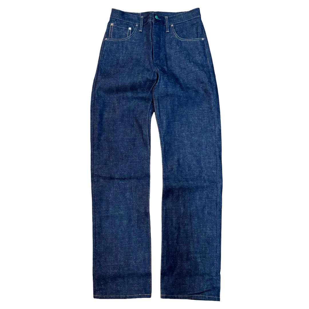 Easy Wearing Japanese 16 oz Low tension textured Indigo denim Smokestack