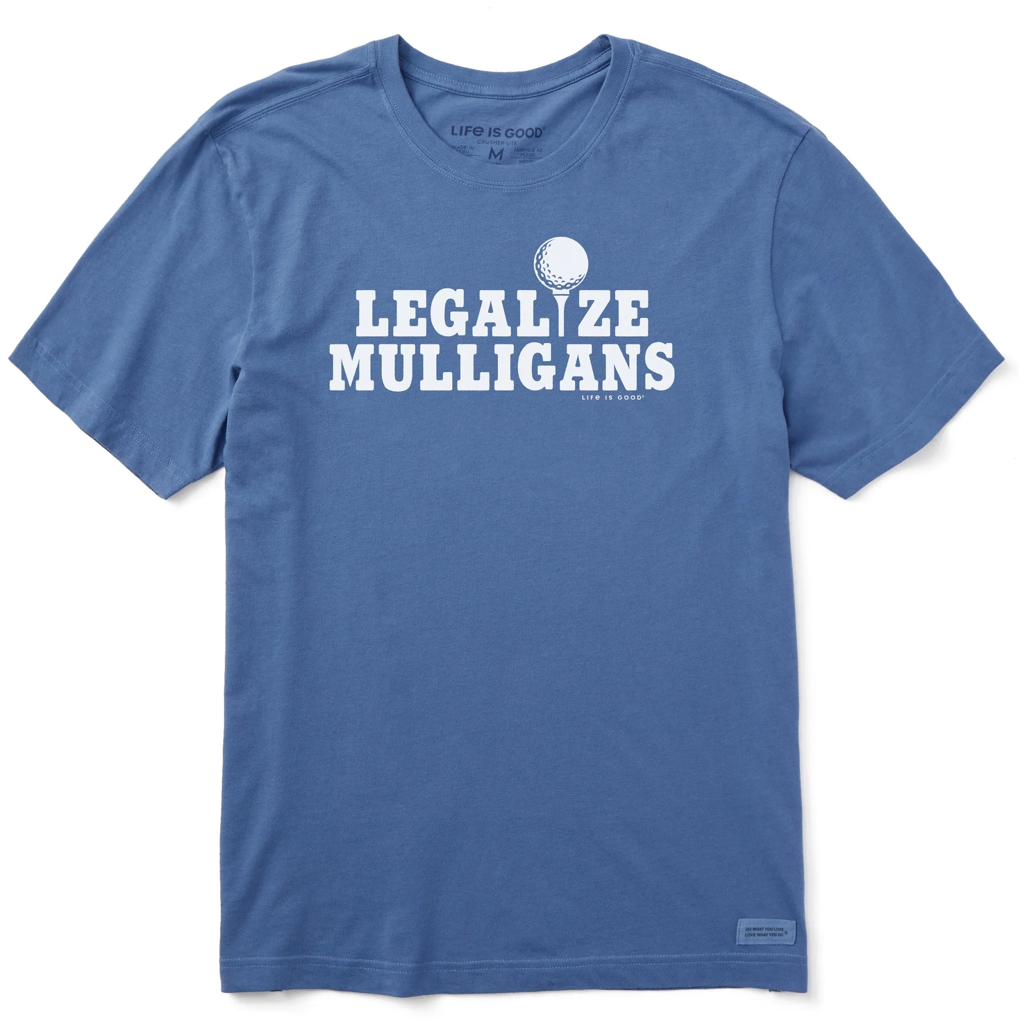 Beach relaxation petite size Men's Legalize Mulligans Golf Short Sleeve Tee