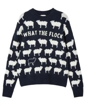 TemperatureRegulating Fabric Cozy Lining Joules What The Flock Intarsia Sheep Jumper