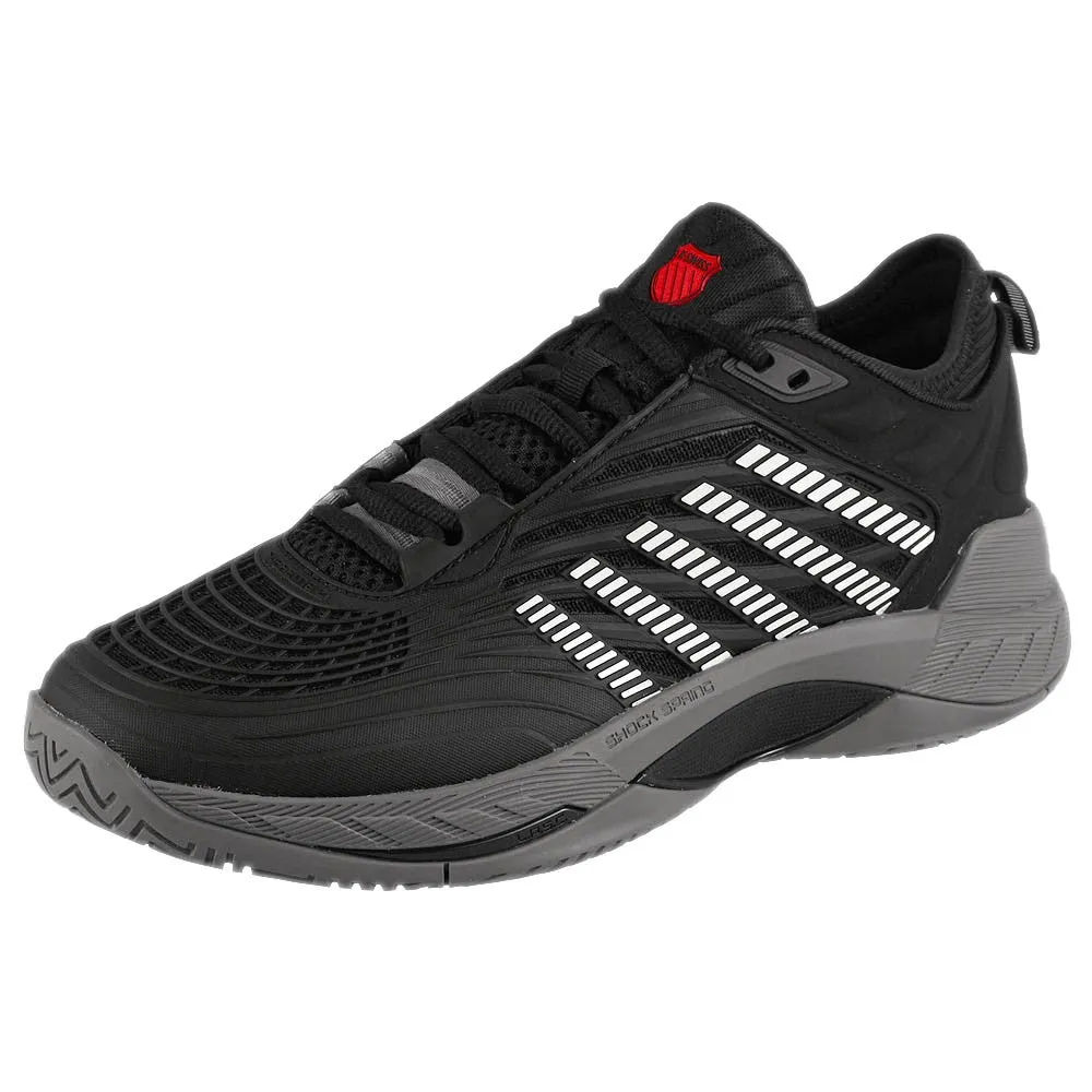 K-Swiss Men's Hypercourt Supreme 2 - Black/Steel Gray High Traction