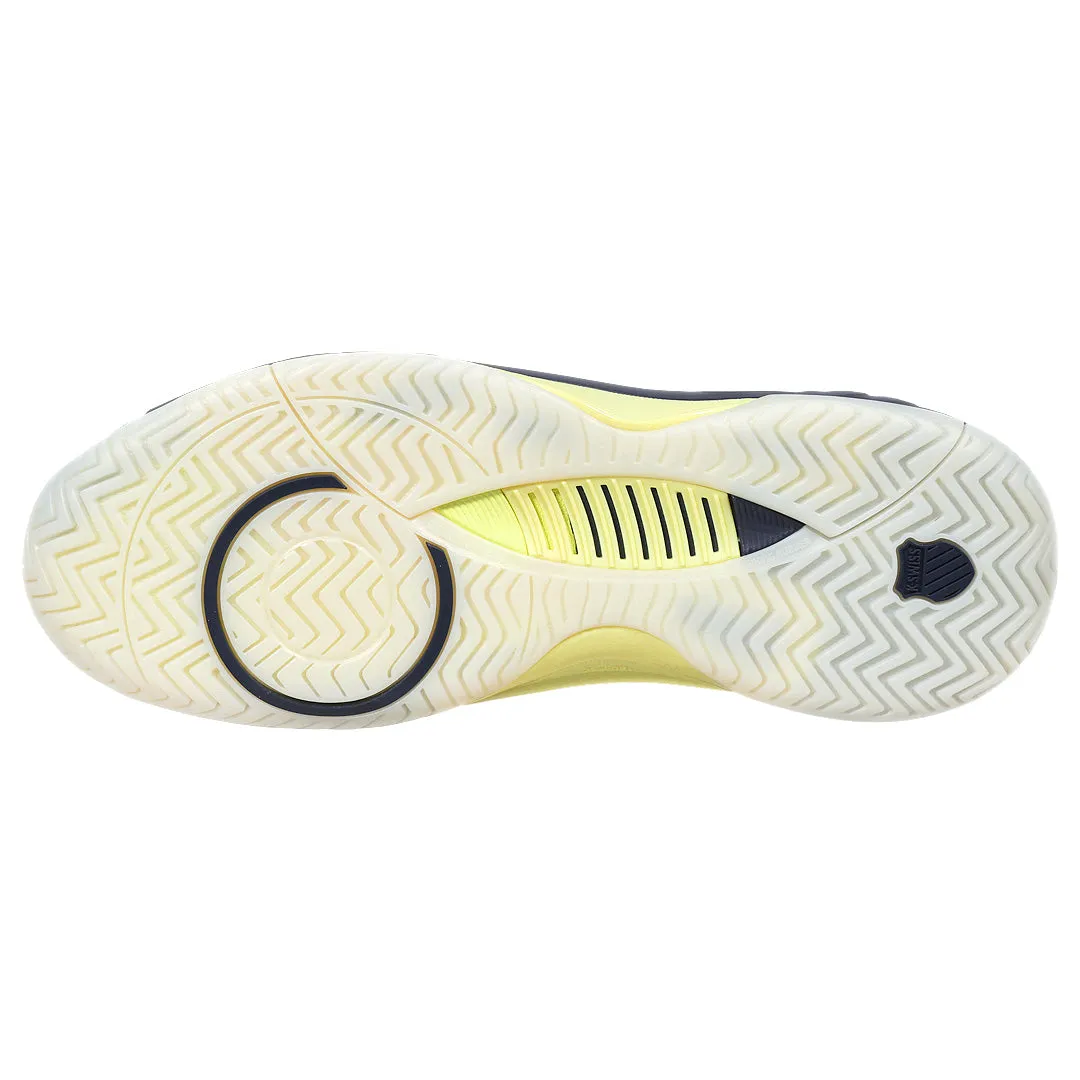 K-Swiss Men's Hypercourt Supreme 2 - Naval Academy/Blanc De Blanc warm weather Flexible Arch Support