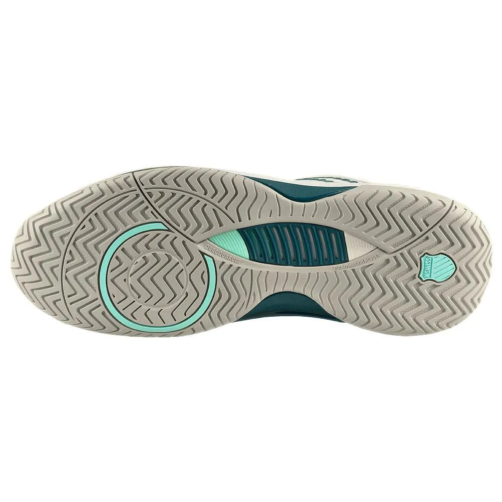 K-Swiss Men's Hypercourt Supreme 2 - Star White/Indian Teal Enhanced Durability
