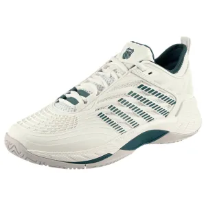 K-Swiss Men's Hypercourt Supreme 2 - Star White/Indian Teal Impact protection